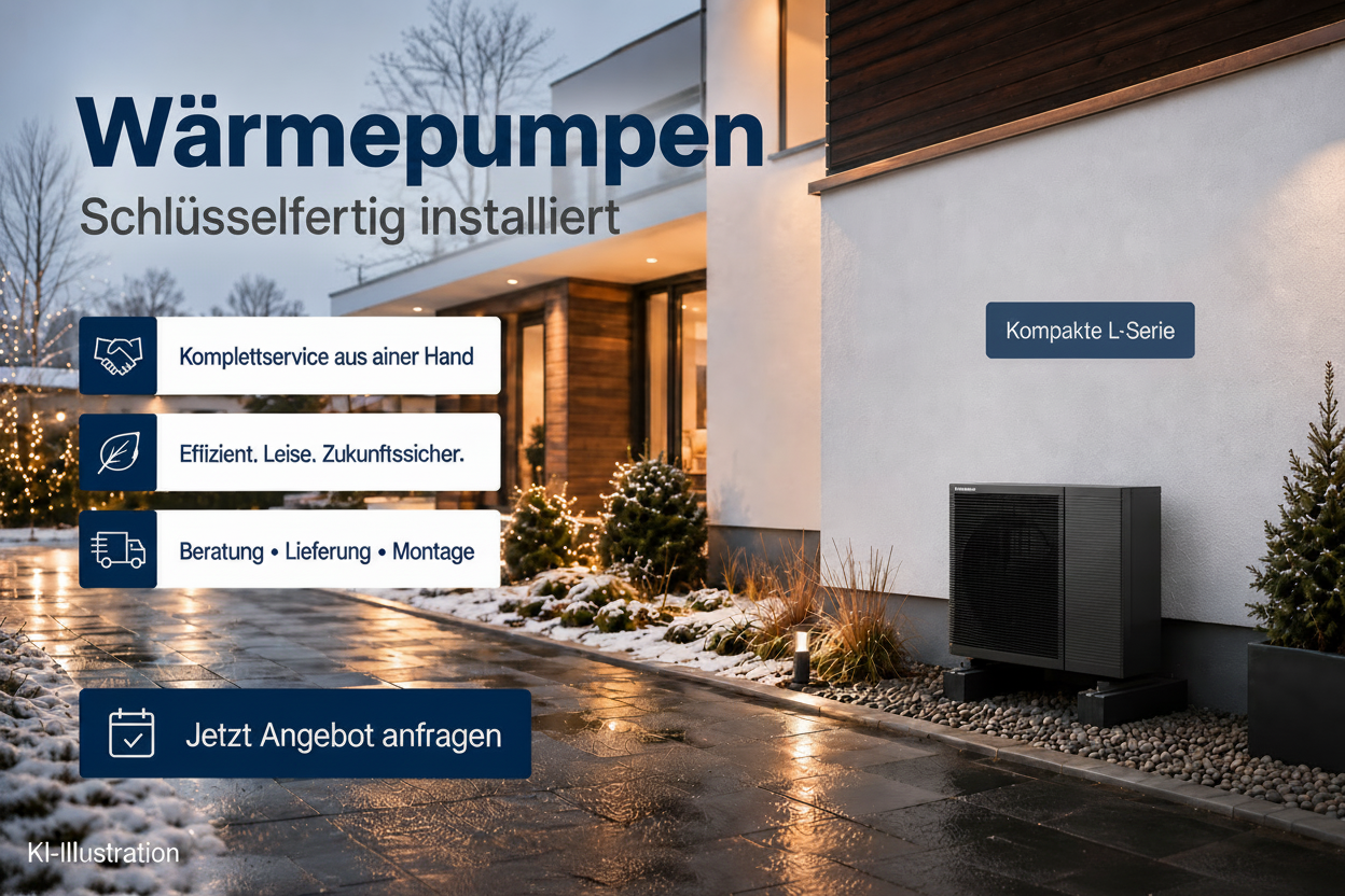 Komplettpaket Panasonic Aquarea L-Serie 7 kW