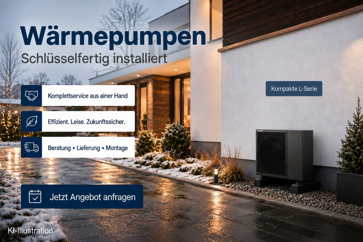 Komplettpaket Panasonic Aquarea L-Serie mit Kombihydromodul 9 kW