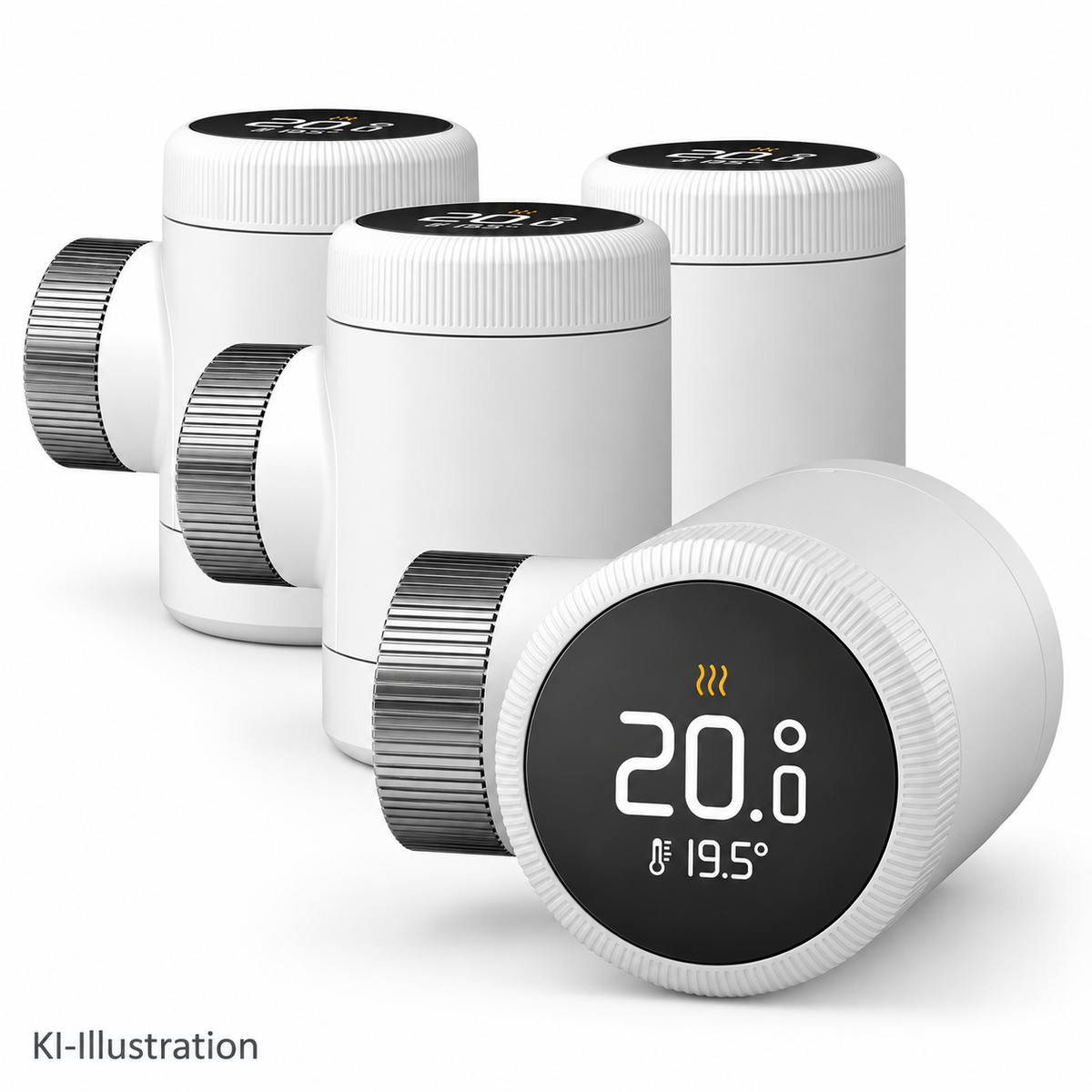 Tado° Smartes Heizkörper-Thermostat X - Quattro Pack