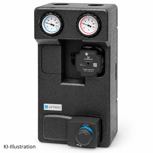 Afriso Heizungspumpengruppe PrimoTherm 180-2 DN 25 GP 3WM-SV Vario