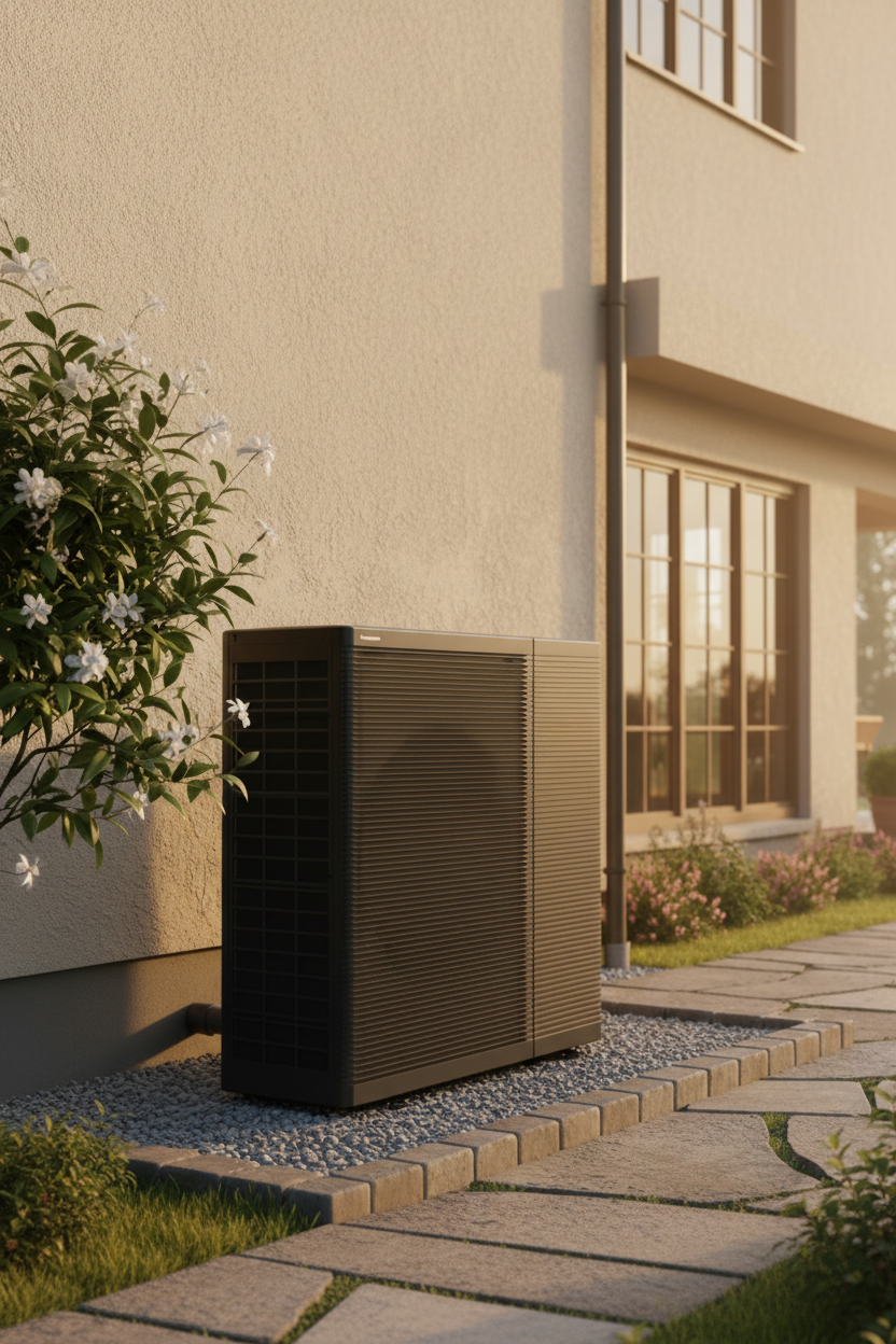 Mobilbild - Panasonic Aquarea Wärmepumpe